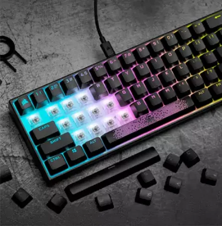 صورة لقسم لوحة مفاتيح